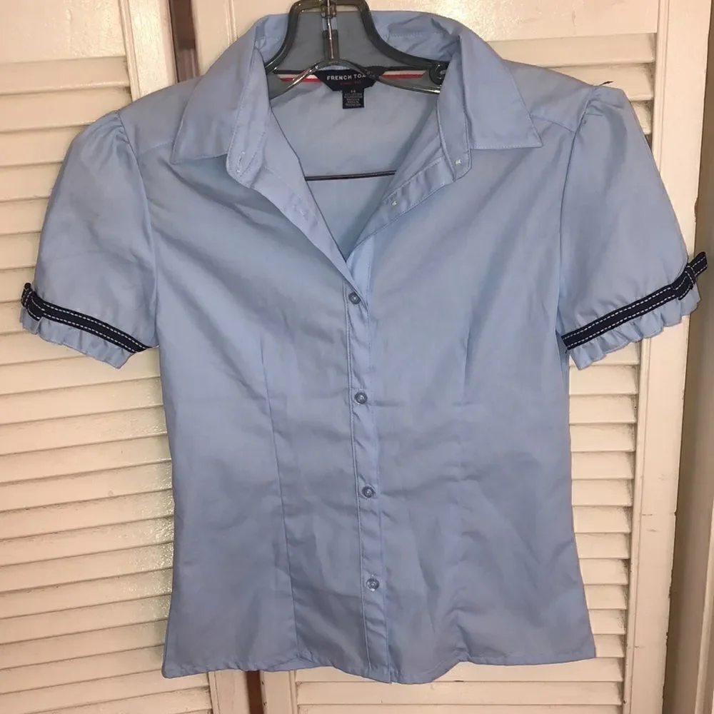 French Toast Crisp School 🏫 Uniform Set Girls Size 14 in French Blue & Navy.